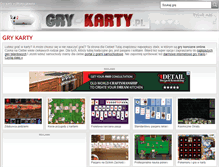Tablet Screenshot of gry-karty.pl